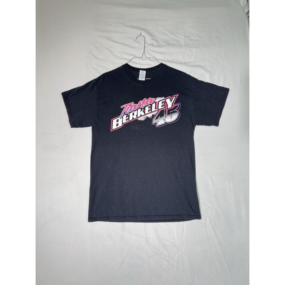 Tina Berkley 43 Dirt Track Racing Graphic T-Shirt Sprint Car Racing Tee Medium